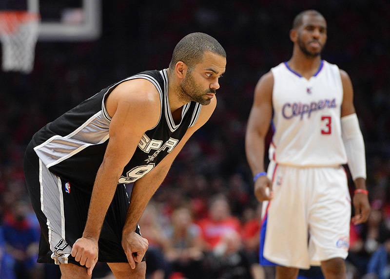 NBA: Playoffs-San Antonio Spurs at Los Angeles Clippers