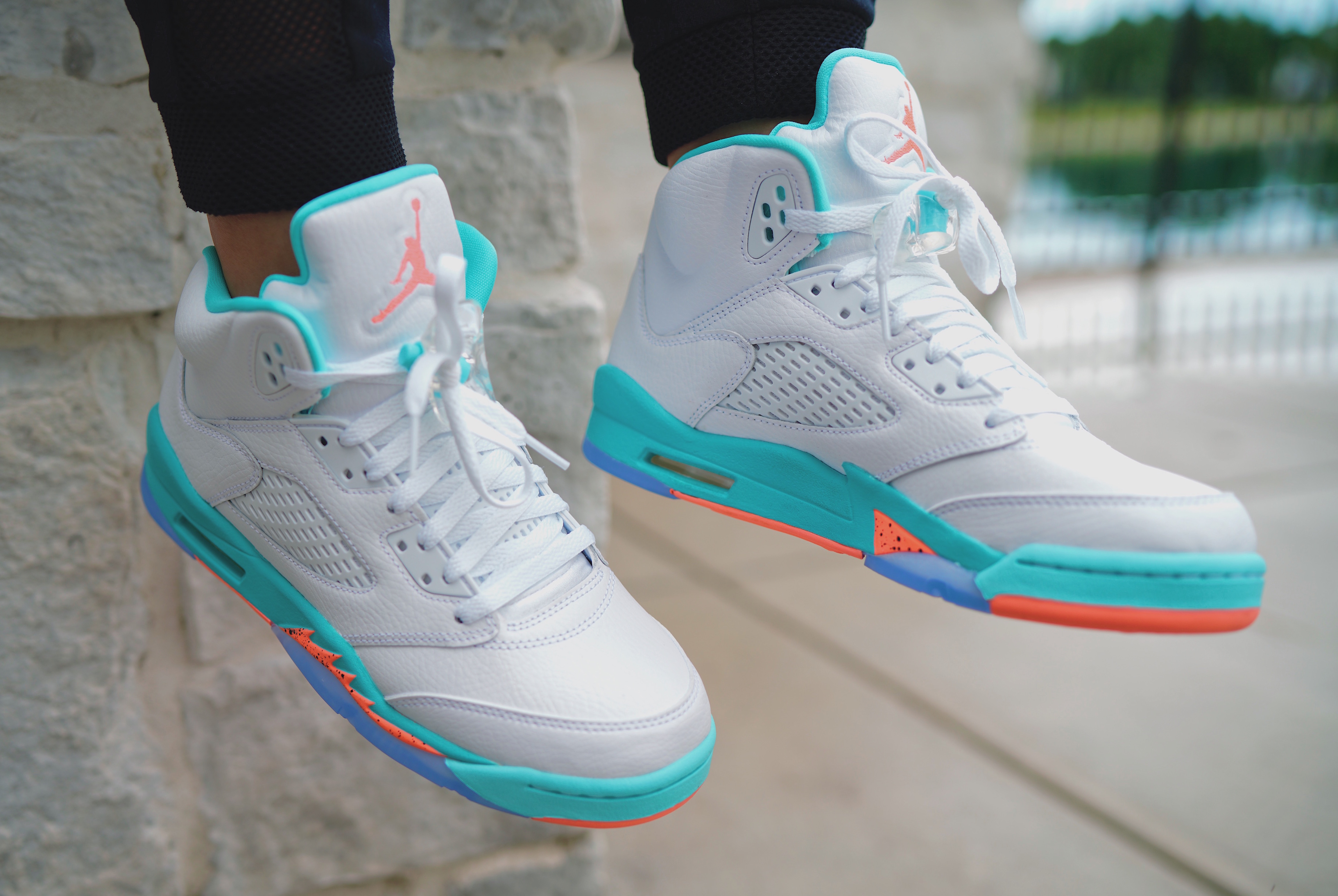 Air Jordan 5 GS Light Aqua 