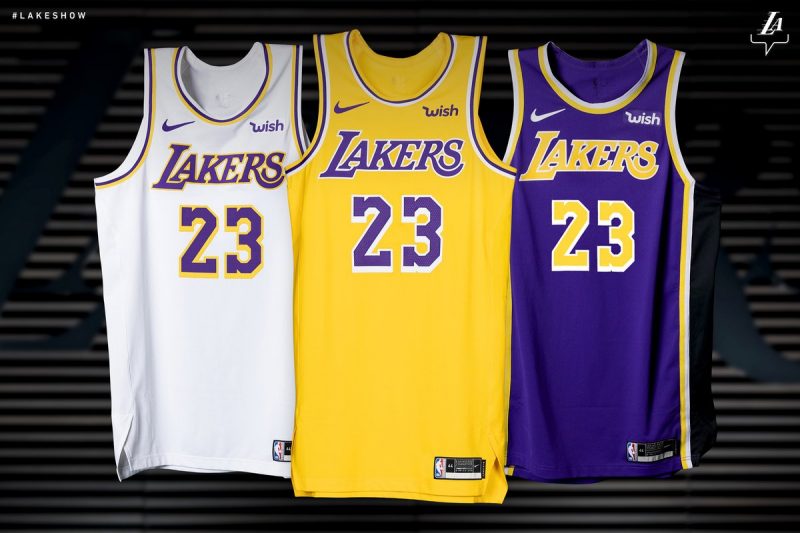 maillot basket lakers