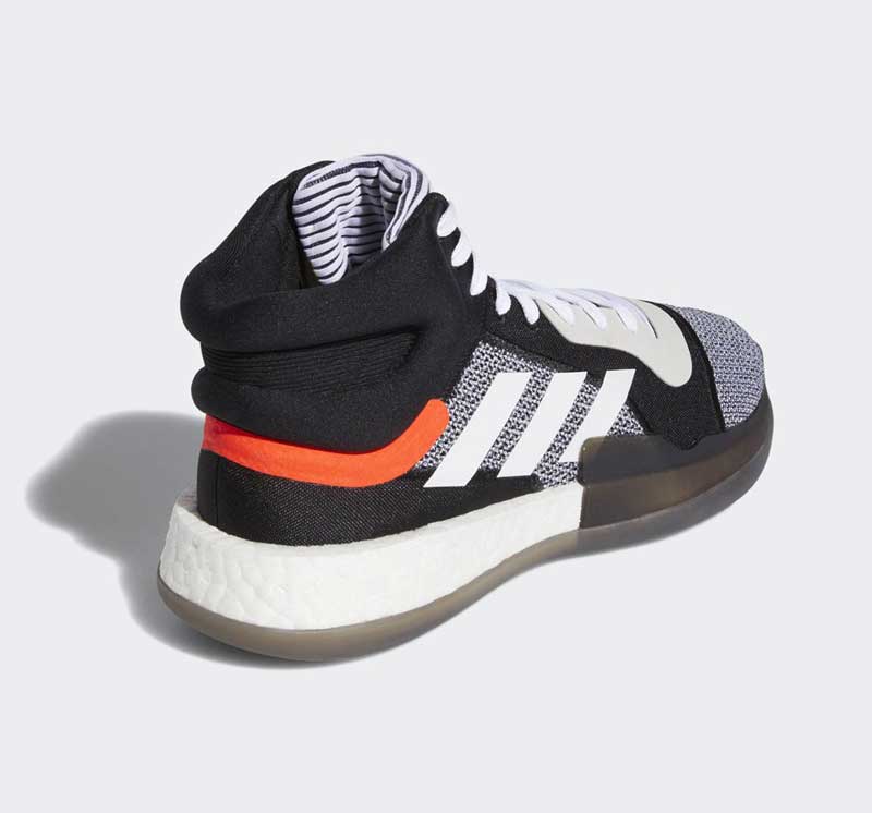 Adidas la Marquee Boost va meler ambiance retro et materiaux modernes Basket USA