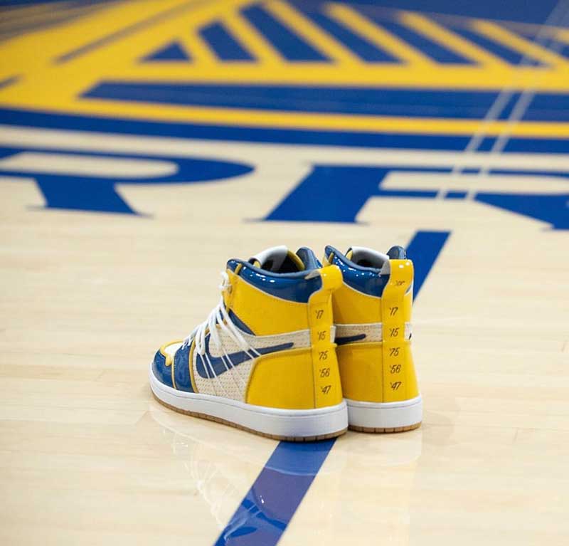 Warriors personnalisent la Air Jordan 1 