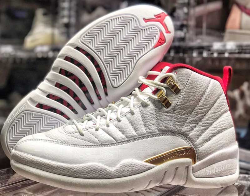 jordan 12 blanche or