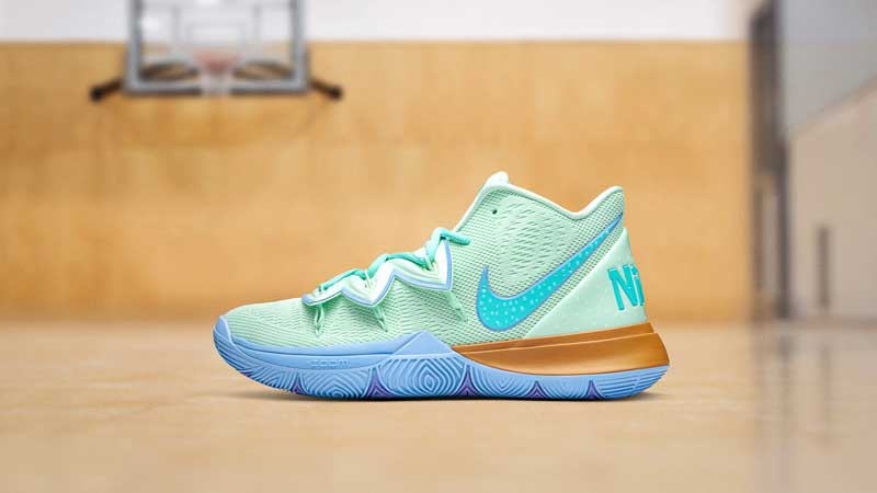 Nike Kyrie 5 EP Squidward Tentacles Men 's Pimp Kicks