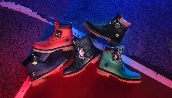 timberland nba rouge