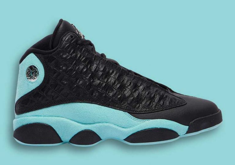 purple and turquoise jordans 13