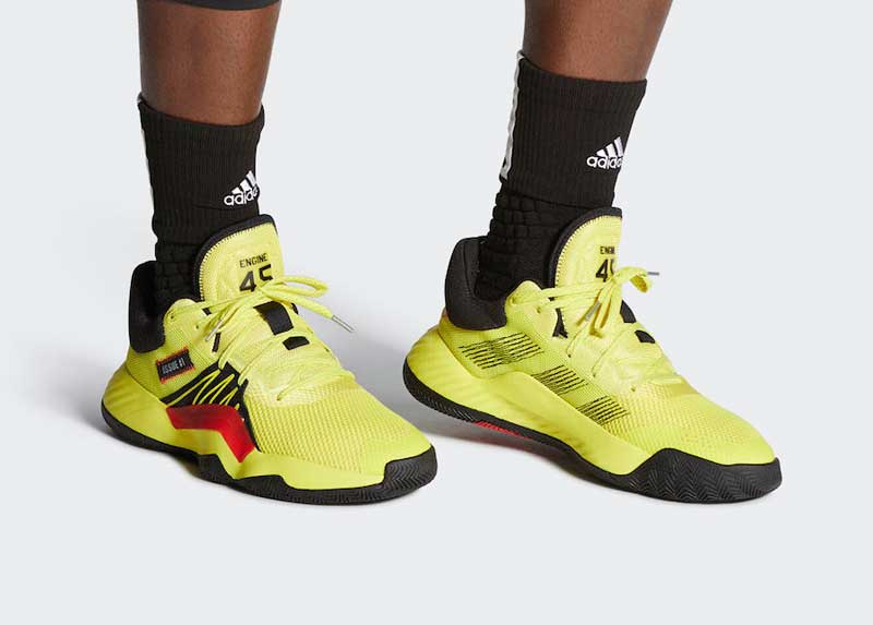 basket adidas jaune fluo