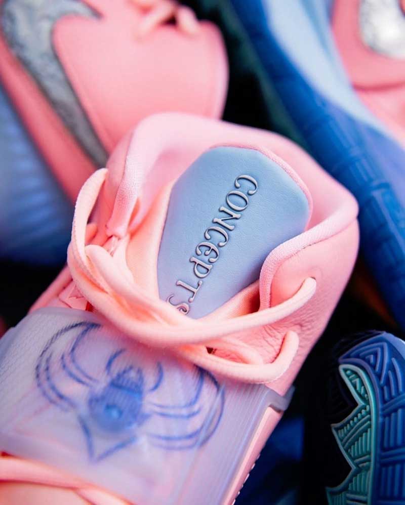 Nike rose sale et bleu