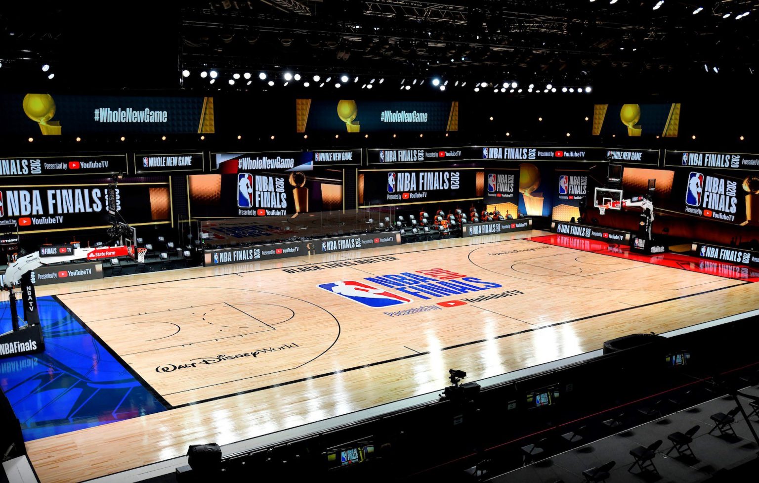 La NBA dévoile le parquet des Finals 2020 • Basket USA