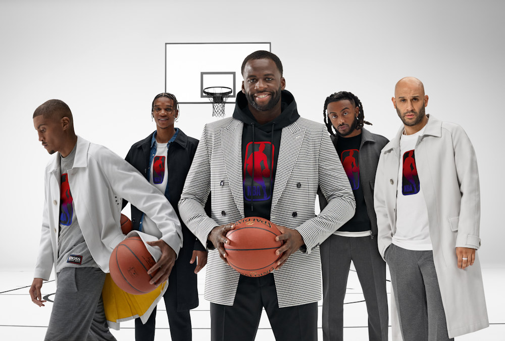 Draymond Green ambassadeur de la collection BOSS x NBA Basket USA