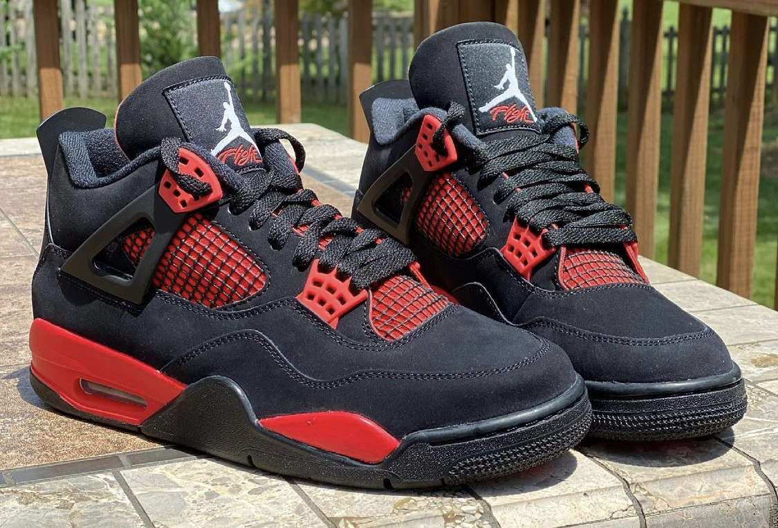 air jordan 4 noir rouge