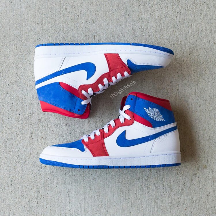 nike bleu blanc rouge jordan