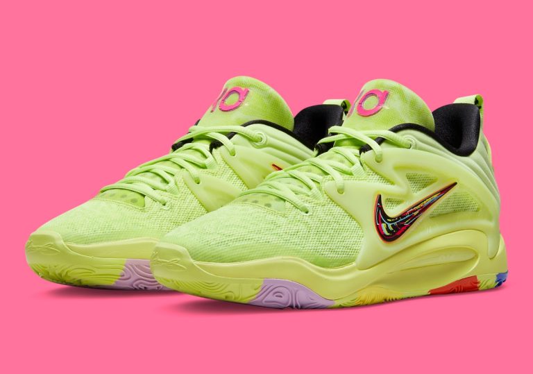 blue and lime green kd