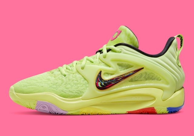 blue and lime green kd