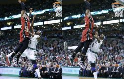Une photo, une histoire | Le poster de LeBron James sur Jason Terry
