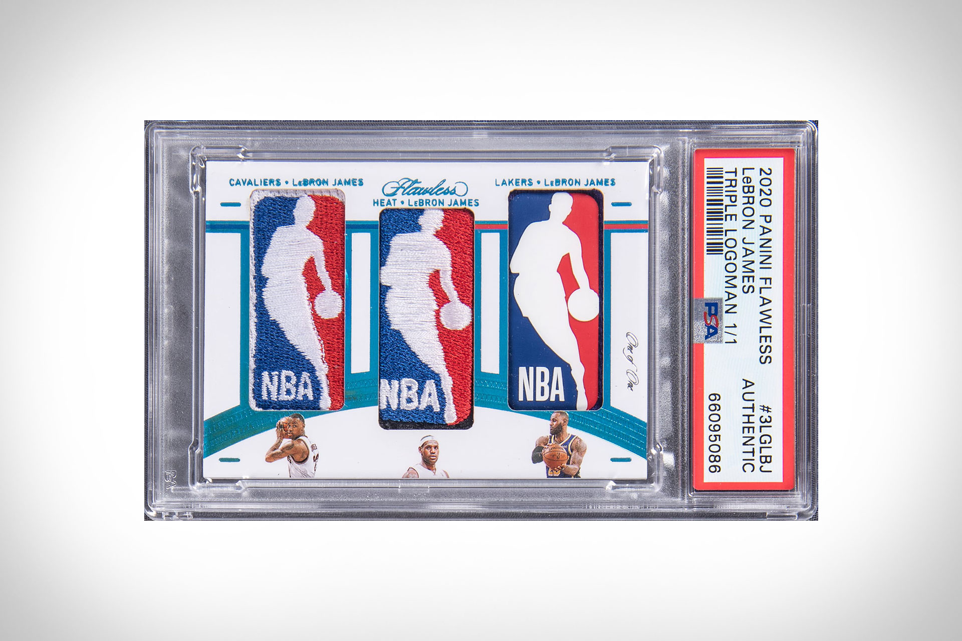 Une carte Panini Triple Logoman de LeBron James vendue 2.4 millions de  dollars • Basket USA