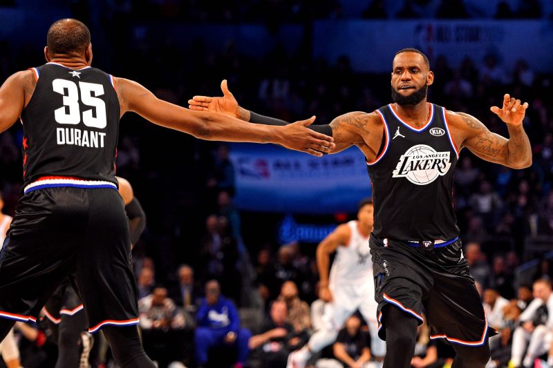 All Star Game 2023 LeBron James et Kevin Durant en t te des