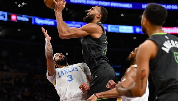 Avec un très bon Rudy Gobert, les Wolves résistent à Anthony Davis | NBA