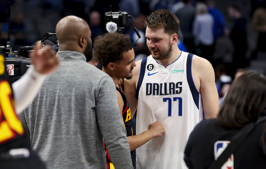 Trae Young et Luka Doncic