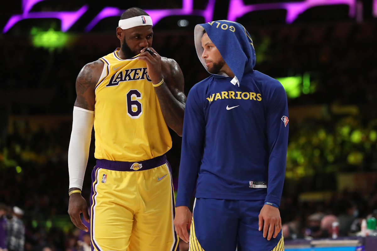 Stephen Curry LeBron James GOAT