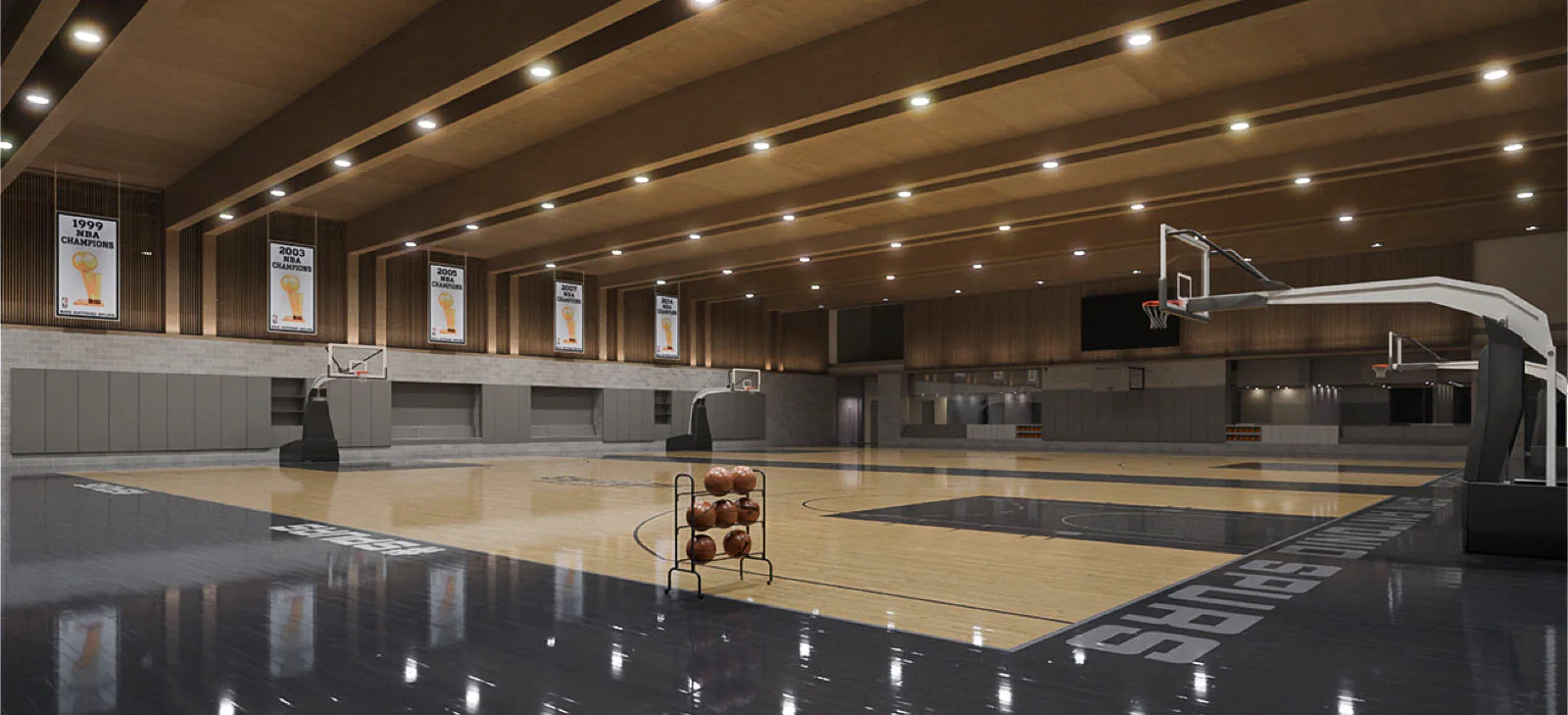 Le nouveau centre d'entraînement des Spurs