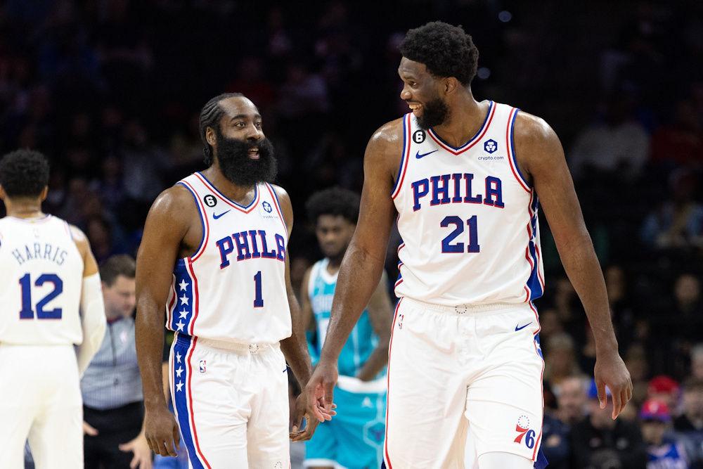 James Harden Joel Embiid