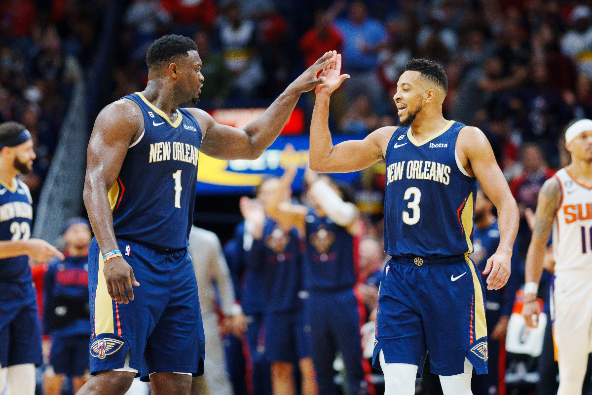 Zion Williamson et CJ McCollum