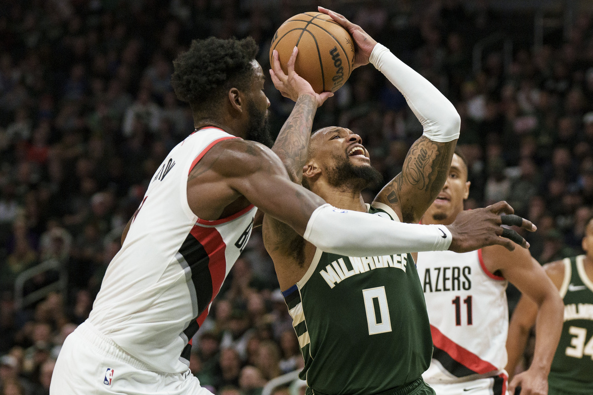 Damian Lillard avec les Bucks