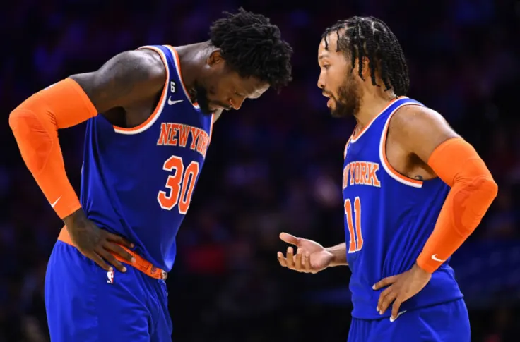 Jalen Brunson et Julius Randle