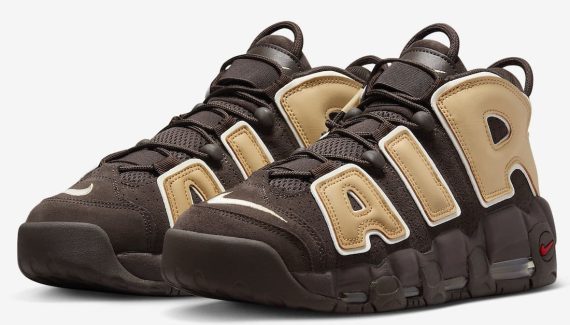 La saison du marron pour la Nike Air More Uptempo Basket USA