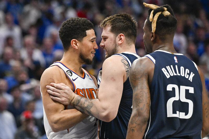 Devin Booker et Luka Doncic