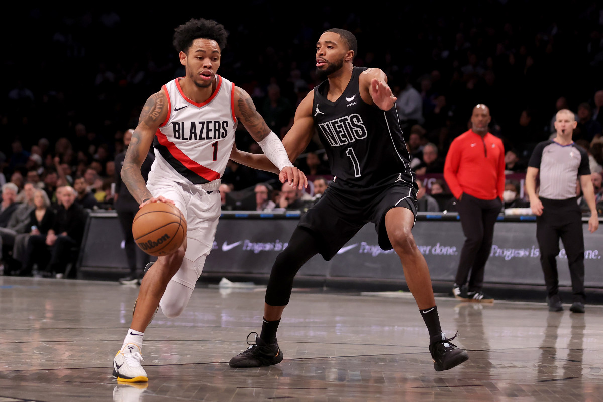 Anfernee Simons et Mikal Bridges