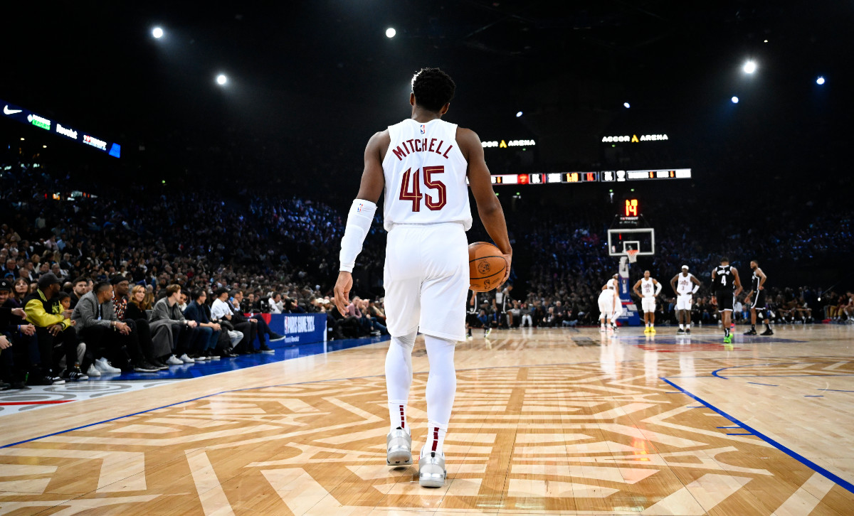 Donovan Mitchell au NBA Paris Game