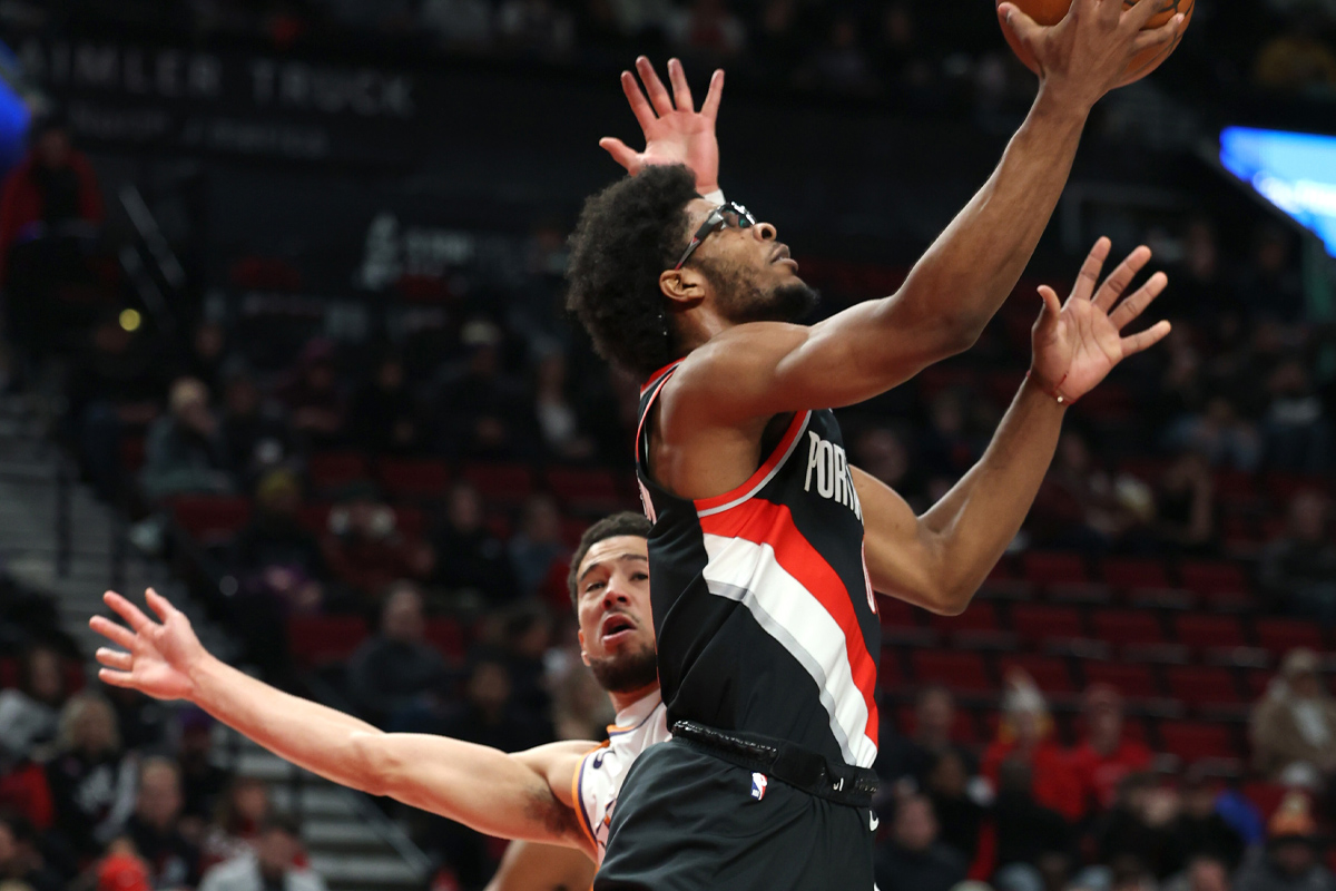 Scoot Henderson avec les Blazers face aux Suns