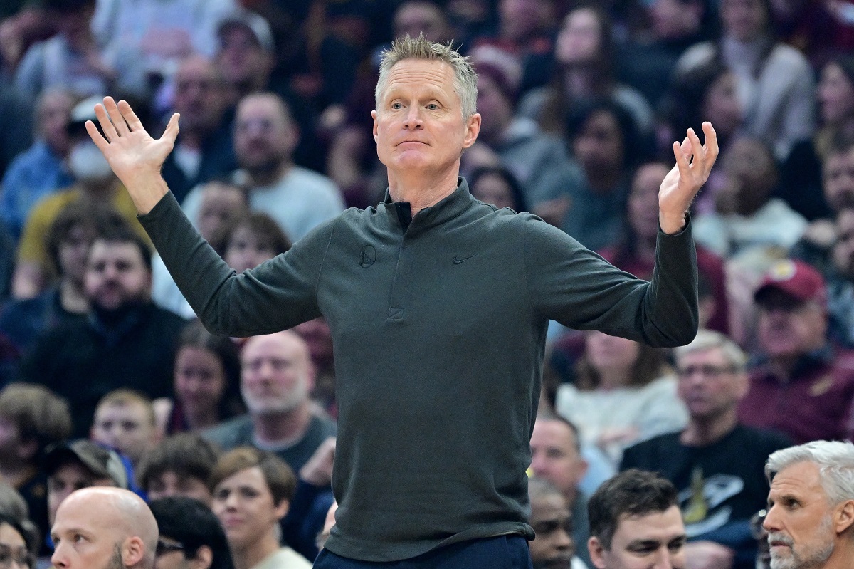 Steve Kerr avec les Warriors