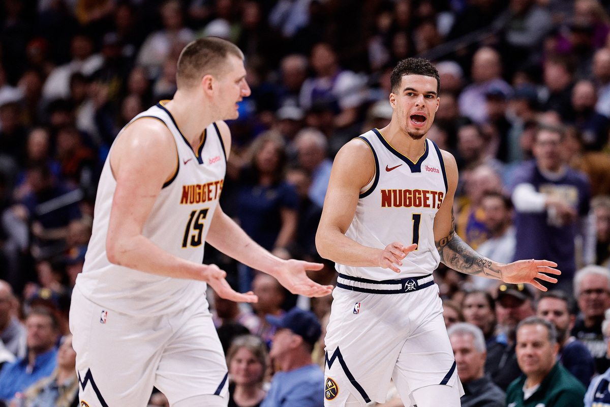 Nikola Jokic et Michael Porter Jr.