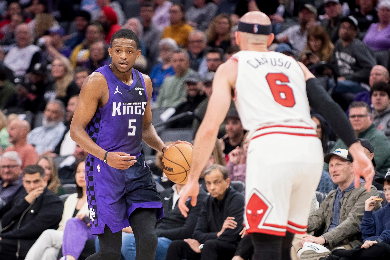 De'Aaron Fox durant Kings-Bulls