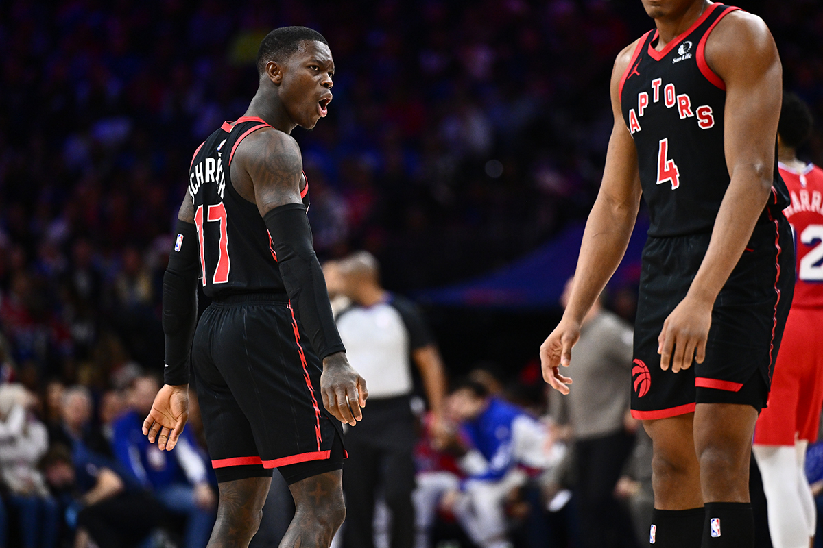 Dennis Schroder avec les Raptors