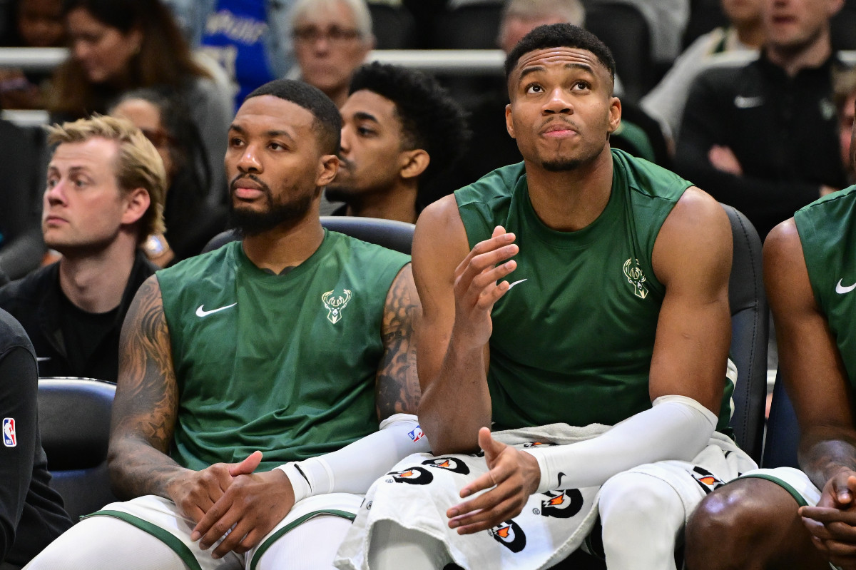 Damian Lillard et Giannis Antetokounmpo