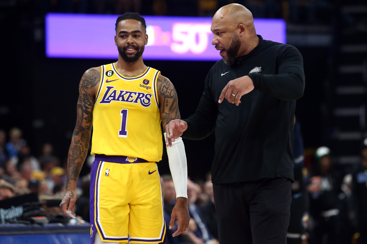 Darvin Ham et D'Angelo Russell