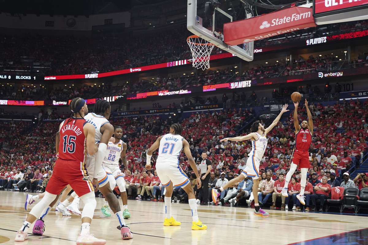 Le Thunder face aux Pelicans
