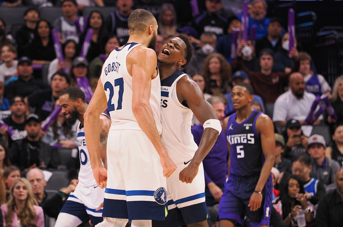 Rudy Gobert Anthony Edwards
