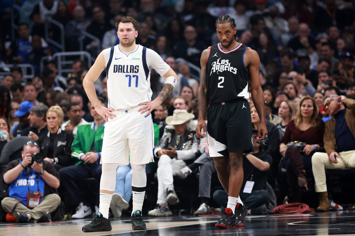 Luka Doncic et Kawhi Leonard