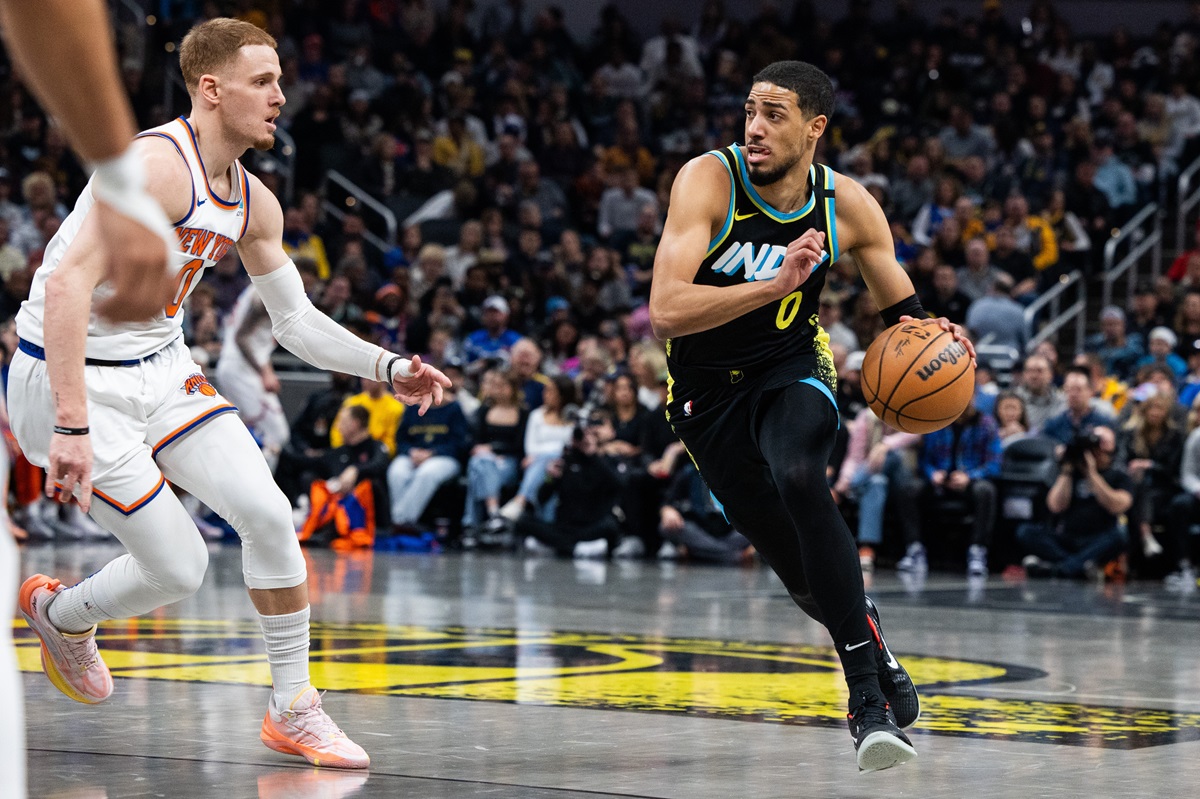 Donte DiVincenzo et Tyrese Haliburton