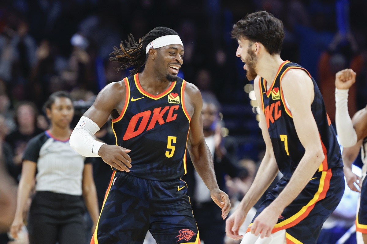 Luguentz Dort et Chet Holmgren Thunder