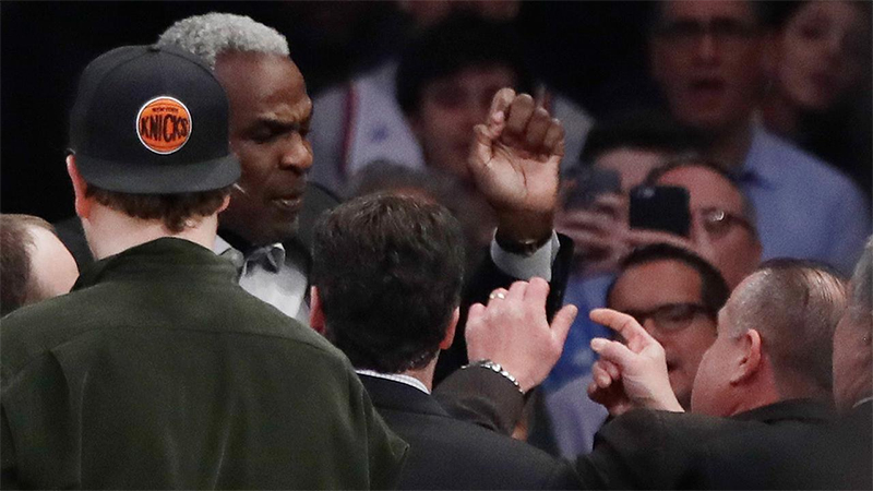 Charles Oakley au Madison Square Garden