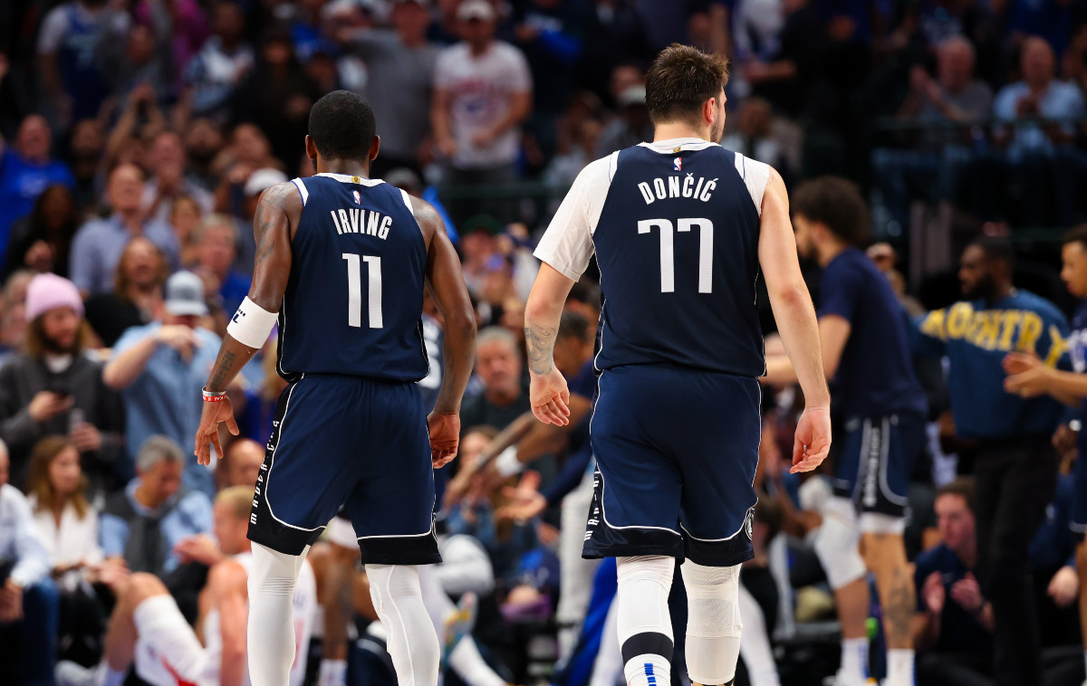 Kyrie Irving et Luka Doncic