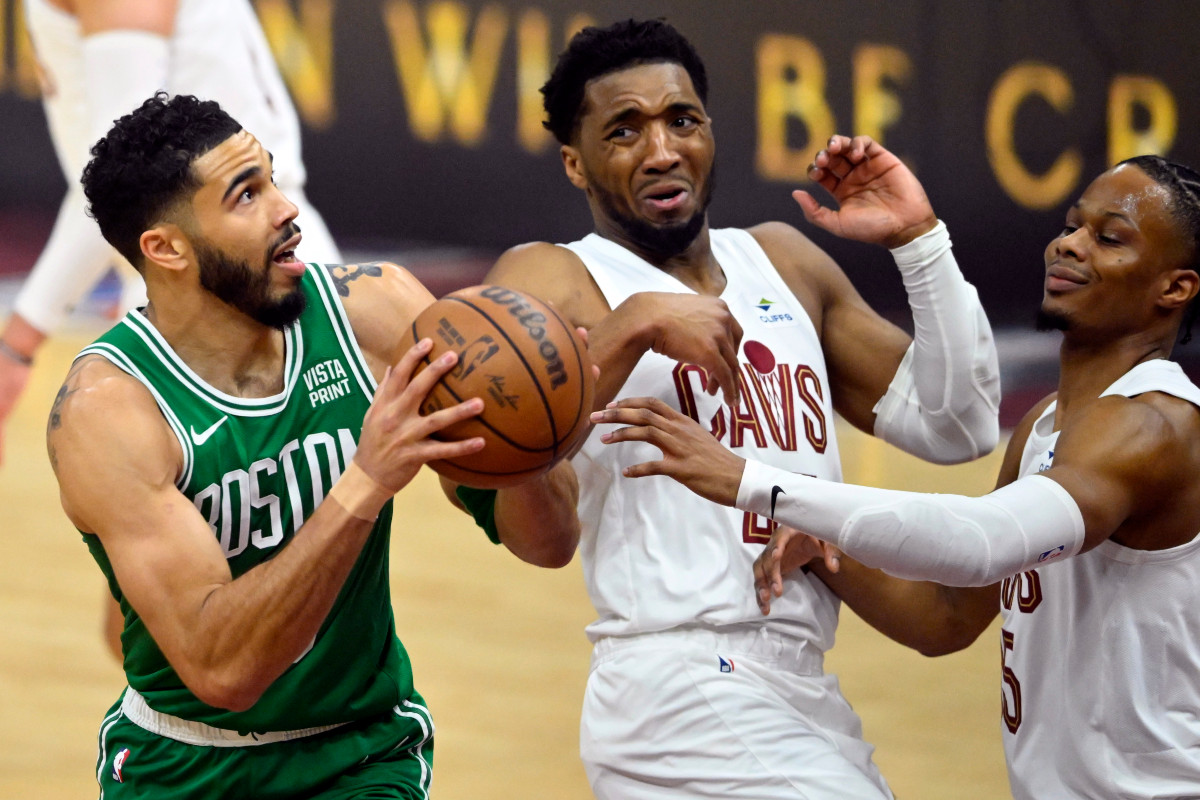 Jayson Tatum avec les Celtics