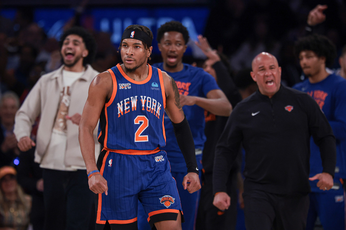 Miles McBride avec les Knicks