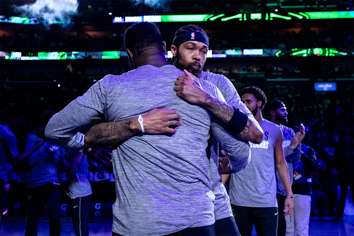 Zion Williamson et Brandon Ingram avec les Pelicans