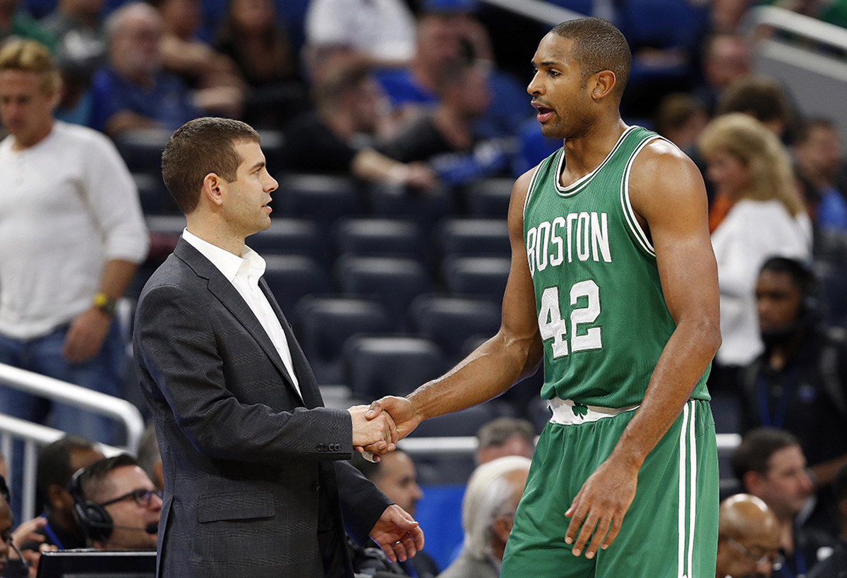 Al Horford et Brad Stevens